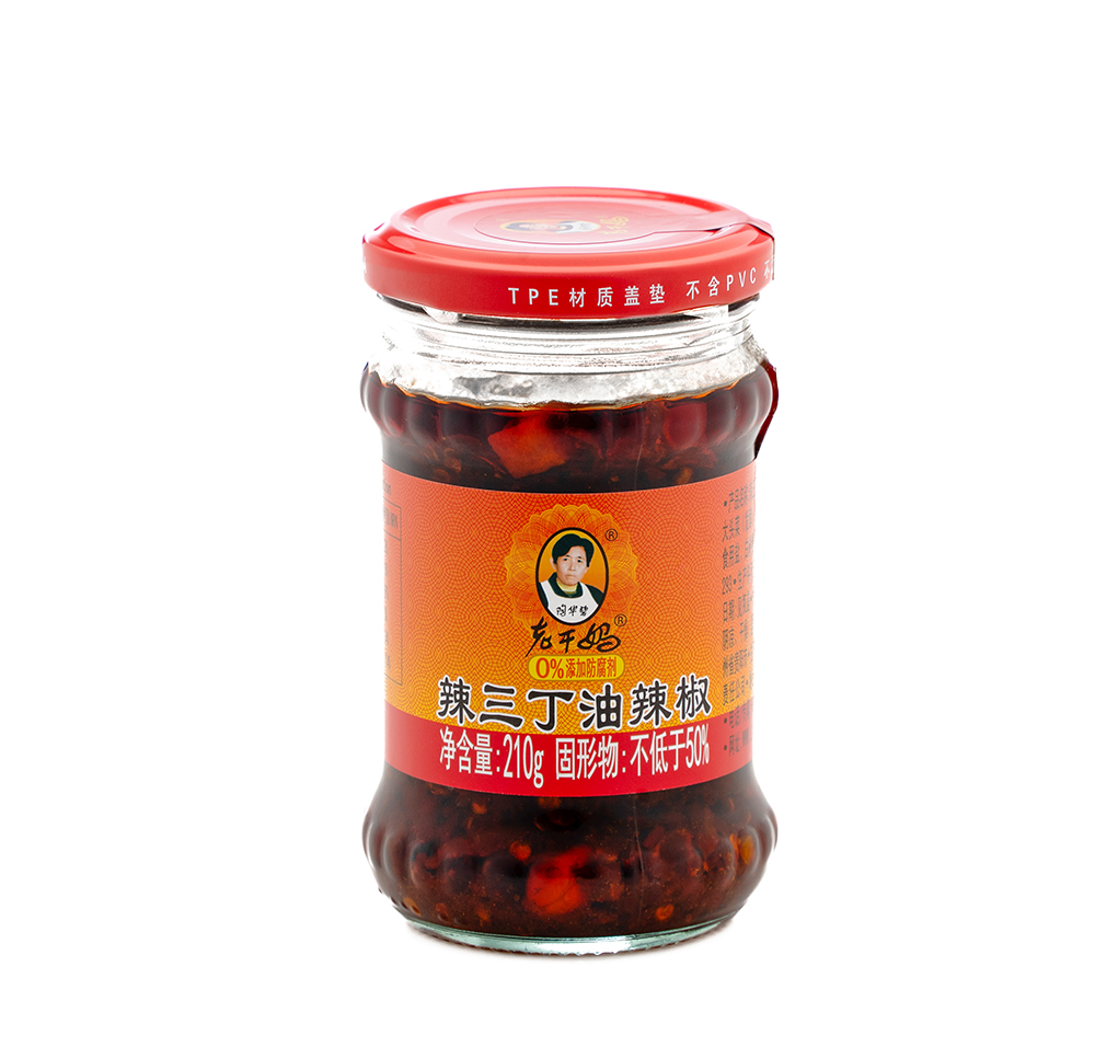 辣三丁油辣椒210g
